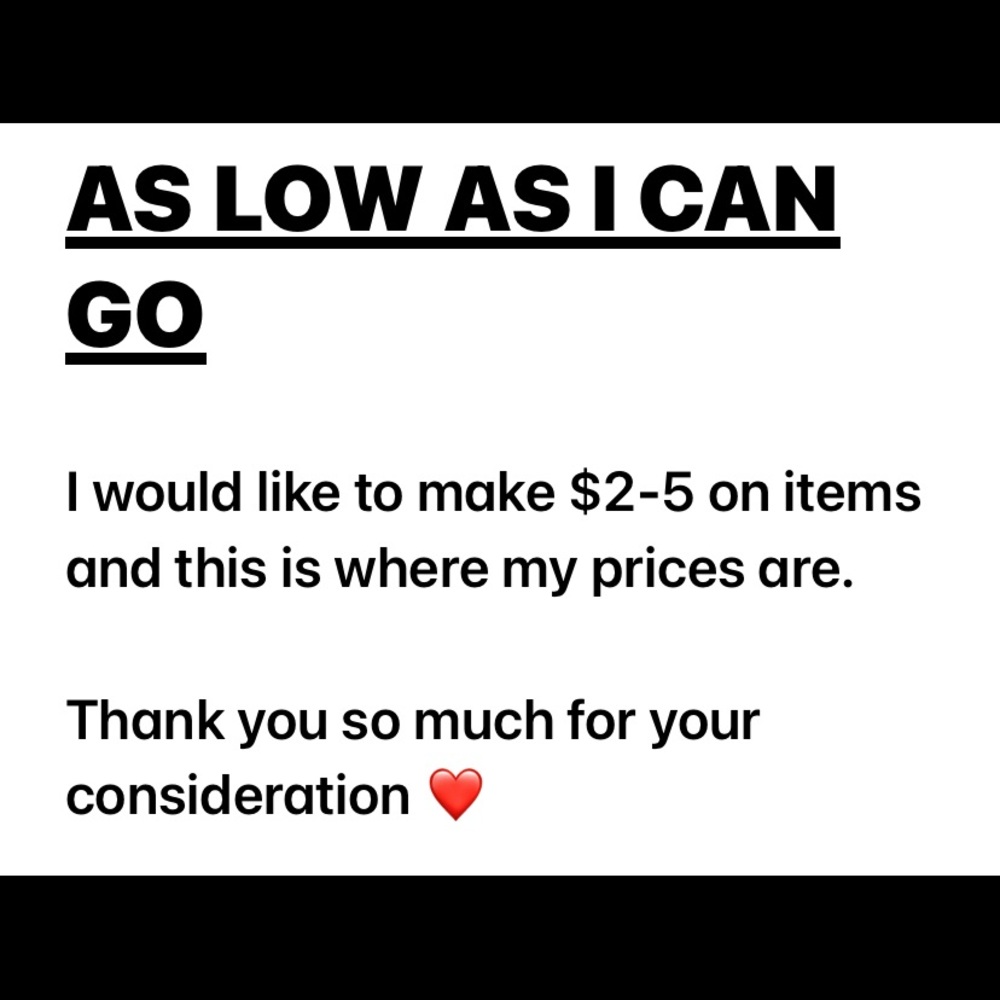 All items MUST GO